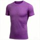 Men's Purple Honeycomb Compression Shirts – Quick Dry Mesh Baselayer for Sports & Training