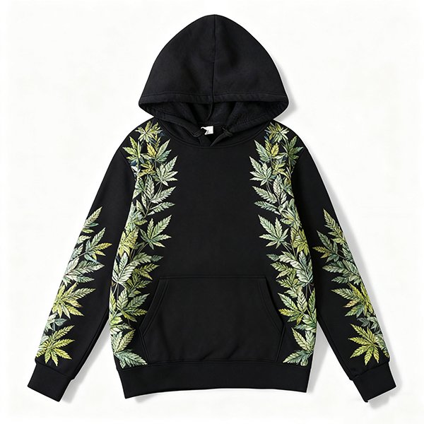 Women's Couples Printed Hoodie - Fall Winter Thickened Casual Pullover